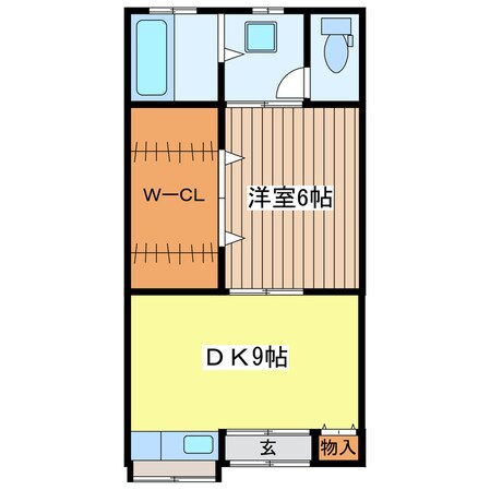 南弘荘の物件間取画像